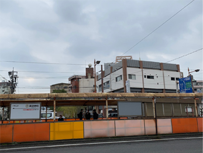 諏訪神社電停と光雲寺